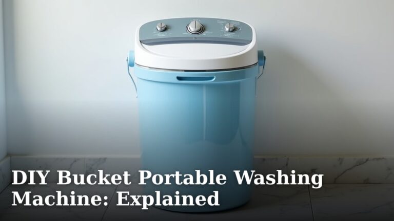 DIY Bucket Portable Washing Machine: Explained