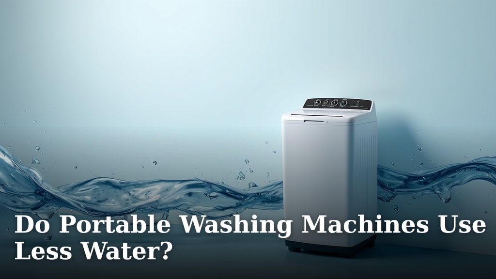 Do Portable Washing Machines Use Less Water?