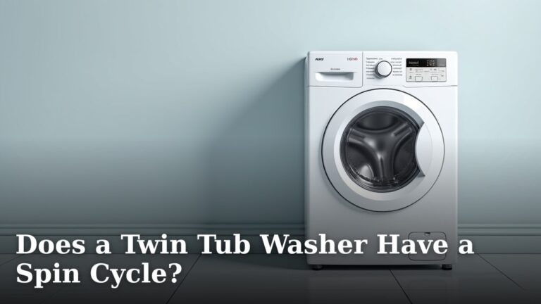 Does a Twin Tub Washer Have a Spin Cycle?