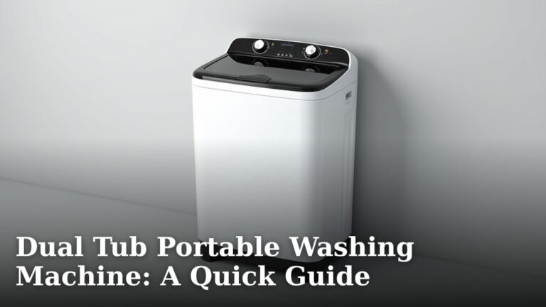 Dual Tub Portable Washing Machine: A Quick Guide