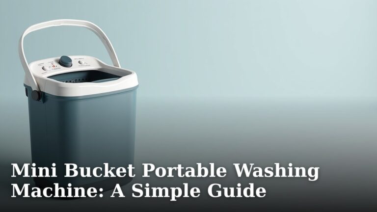 Mini Bucket Portable Washing Machine: A Simple Guide