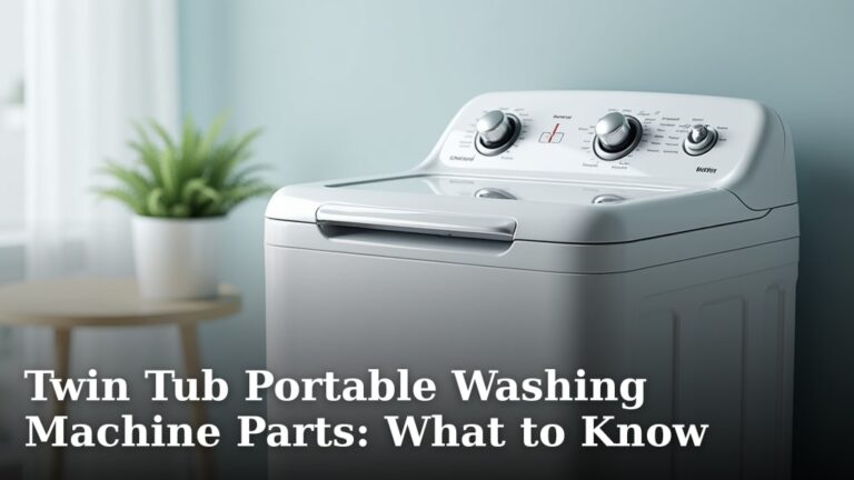 Twin Tub Portable Washing Machine Parts: What to Know