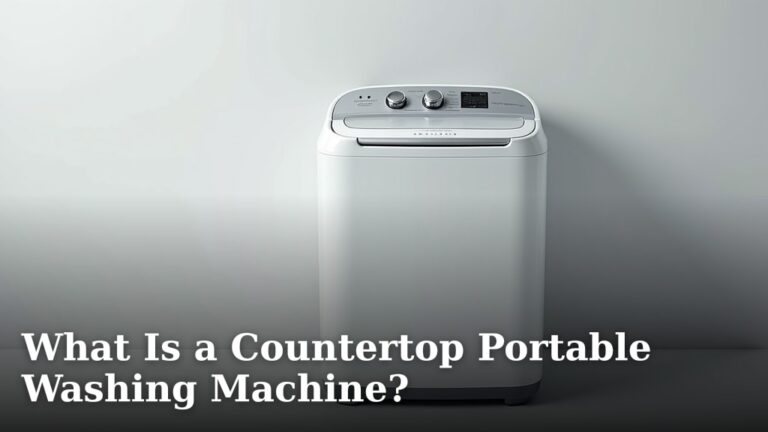 What Is a Countertop Portable Washing Machine?
