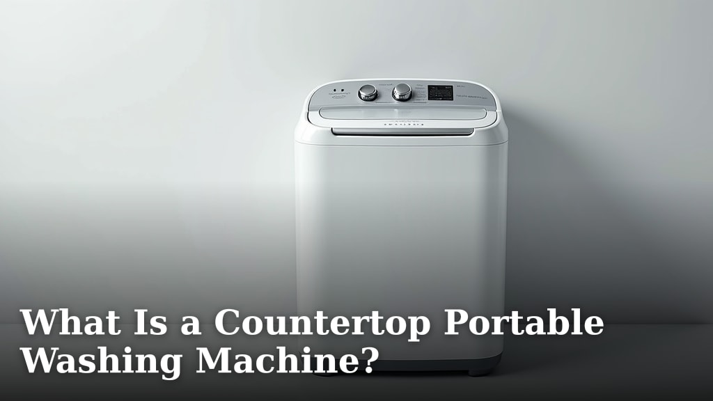 What Is a Countertop Portable Washing Machine?
