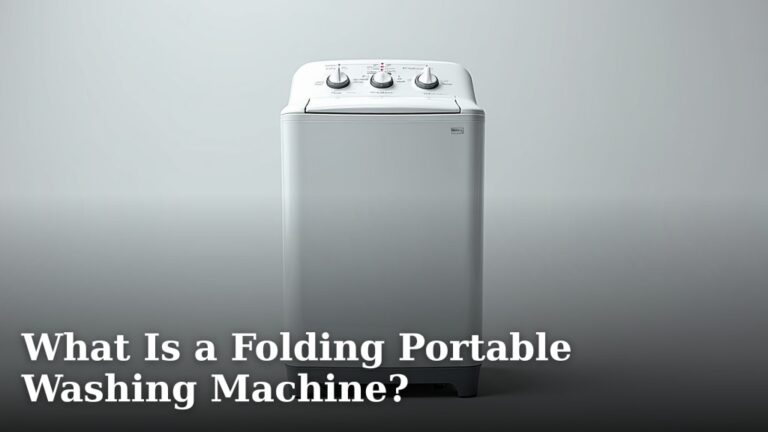 What Is a Folding Portable Washing Machine?
