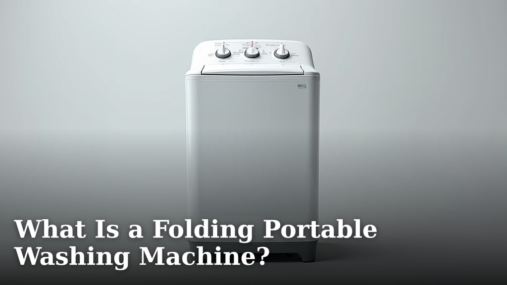 What Is a Folding Portable Washing Machine?