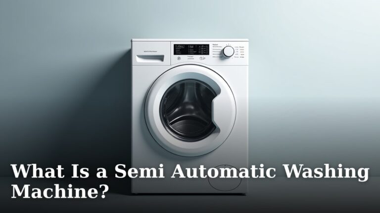 What Is a Semi Automatic Washing Machine?