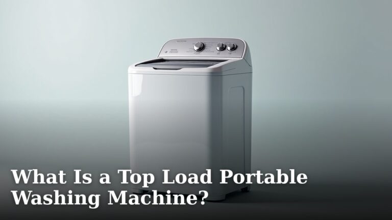 What Is a Top Load Portable Washing Machine?